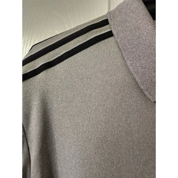 Adidas Climacool Polo Mens XL *bundle of 2 Gray EUC, Green has small defect pics - Picture 3 of 12